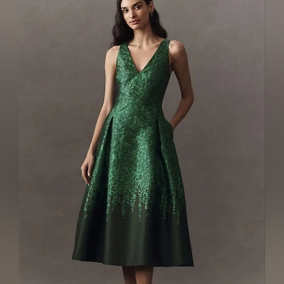 Anthropologie Dresses & Skirts - 🚨NWT Anthropologie Sachin & Babi Anissa Dress In Emerald Wisteria